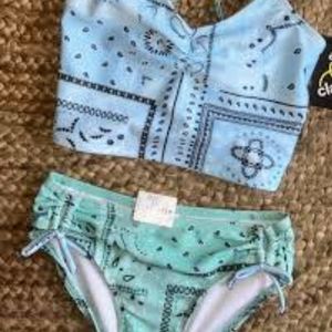 Art Class Girls Cute 2 Piece Swim Suit